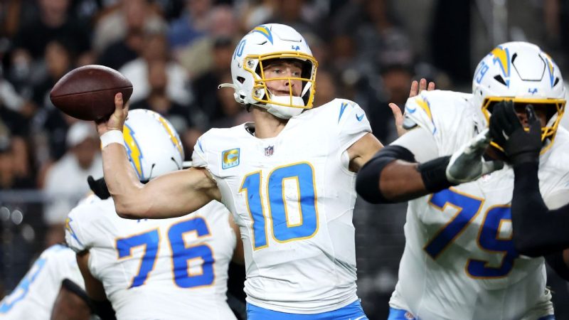 Herbert’s Masterclass Leads Chargers to Victory Over Raiders
